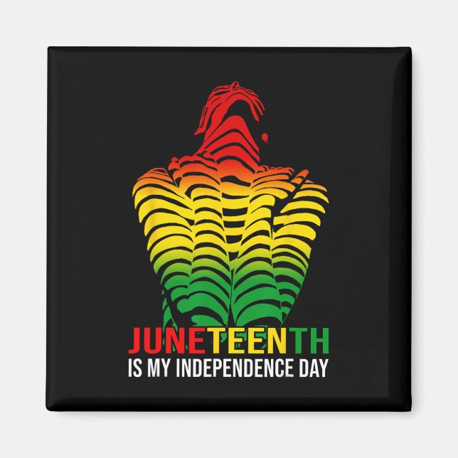 Íman O Dia da Independência é afro-americano 1865 (Frente)