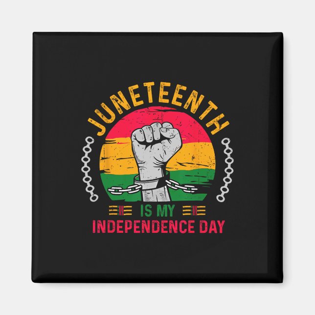 Íman O Dia da Minha Independência é a Liberdade African (Frente)