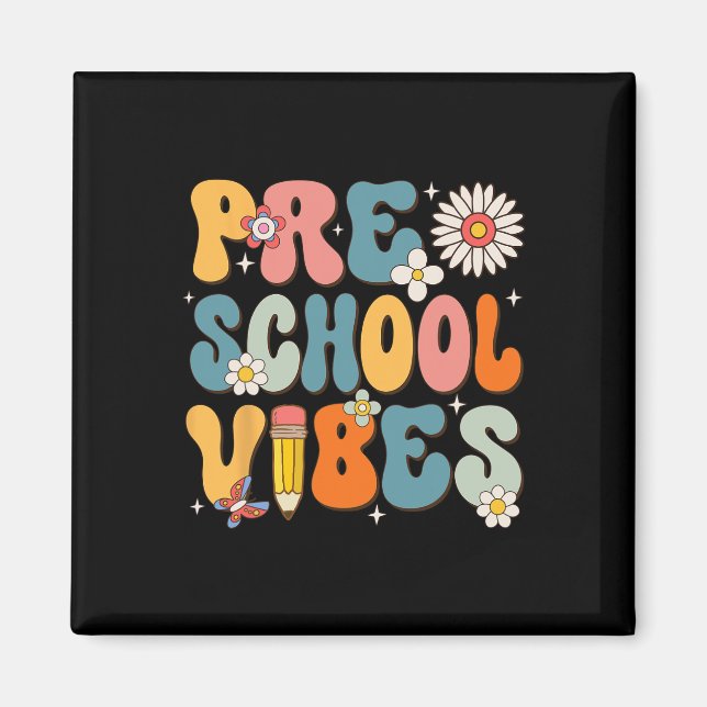 Íman O Dia Da Pré-Escola Volta À Escola (Frente)