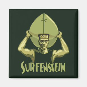 Íman O Dia das Bruxas surfando Frankenstein