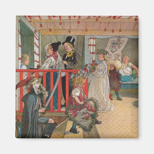 Íman O Dia do Nome de Carl Larsson (Frente)