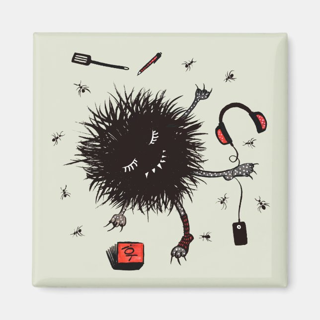 Íman O dia preguiçoso relaxa o monstro e o Daydream (Frente)