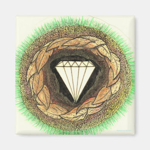 Íman O diamante é formado sob a grande pressão