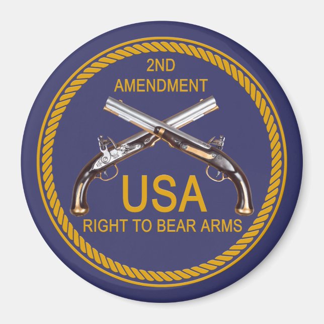 Íman O Direito De Guardar Armas 3 (Frente)