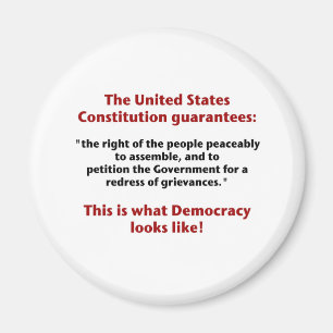 Íman O direito de reunião - Como se parece a democracia