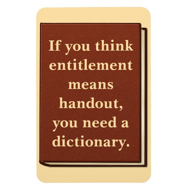 Íman O direito não é um folheto (Vertical)