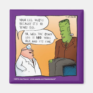 Íman O Doutor de Frankenstein Cartoon