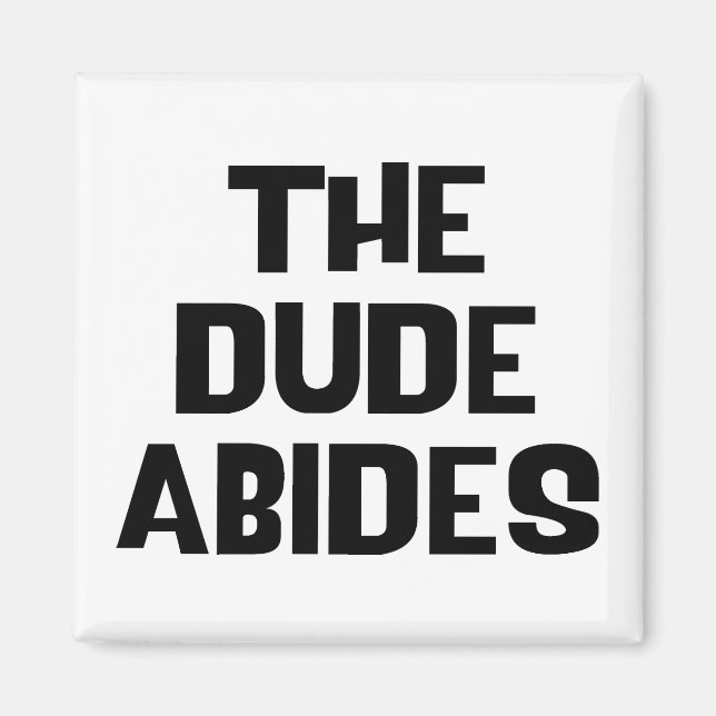 Íman O Dude Abides (Frente)