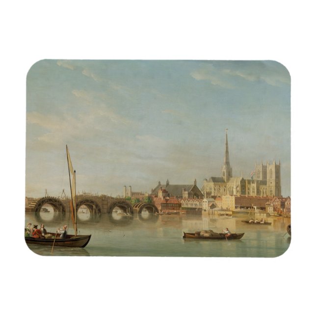 Íman O Edifício da Ponte Westminster com uma imagem (Horizontal)