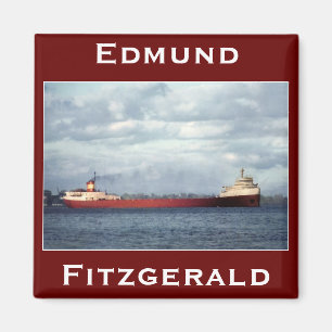 Íman O Edmund Fitzgerald no rio do St. Clair