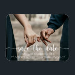 Íman O Elegante Moderno Salva O Magneto De Fotografias<br><div class="desc">Anuncie sua data de casamento e localização com esses modernos imã salve o dia elegantes. Personalize com uma foto e seus detalhes de casamento.</div>