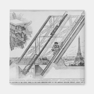 Íman O elevador de Otis na torre Eiffel