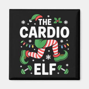 Íman O Elfo Cardio Engraçado Treino de Natal Academia F
