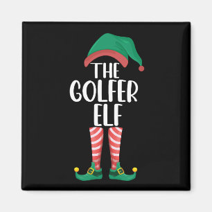 Íman O Elfo Golfista Família Golf Correspondente Natal