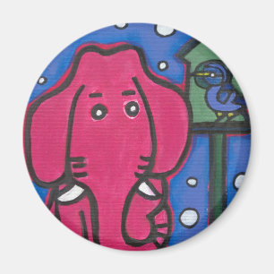 Íman o eloise o elefante ama sua imã de geladeira do