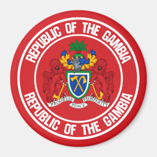 Íman O emblema da volta da Gâmbia
