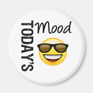 Íman O Emoticon do Humor de Hoje Legal com os Shades