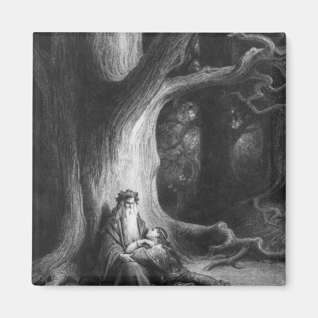 Íman O Enchanter Merlin e a Fada Vivien (Frente)