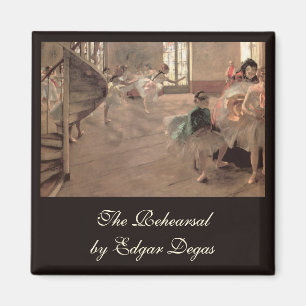 Íman O Ensaio por Edgar Degas, Arte de Balé Antigo