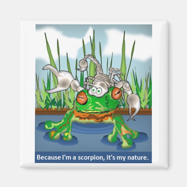 Íman O Escorpião e o Sapo (Frente)