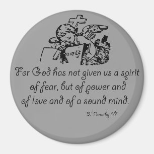 Íman O espírito do medo das citações Bíblias