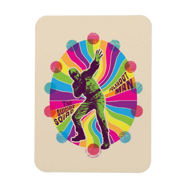 Íman O Esquadrão Suicida | Polka-Dot Man Psychedelic (Vertical)