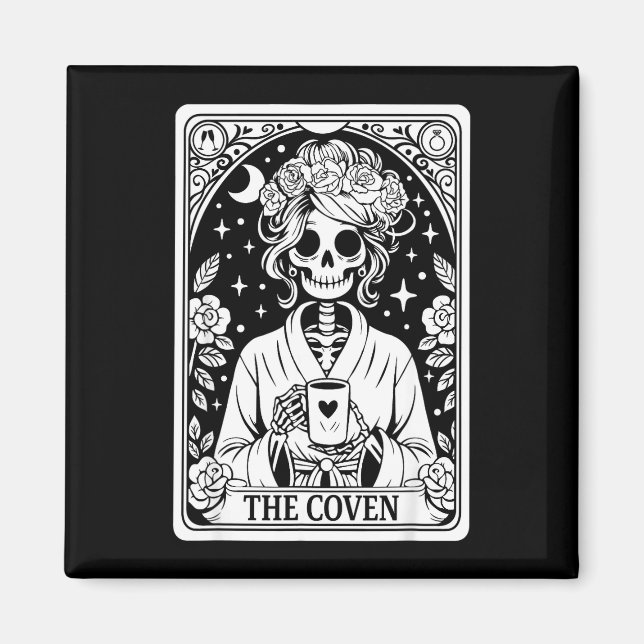 Íman O esqueleto da coven casamento despedida de soltei (Frente)