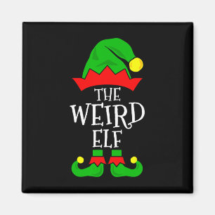 Íman O estranho Elf Funny Matching Family Group Christm