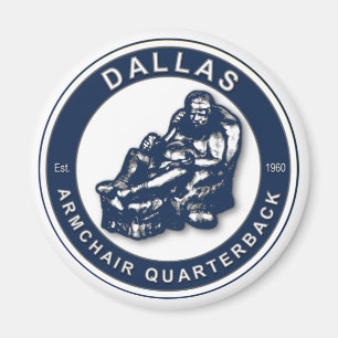 Íman O estratego da poltrona - fan de futebol de Dallas
