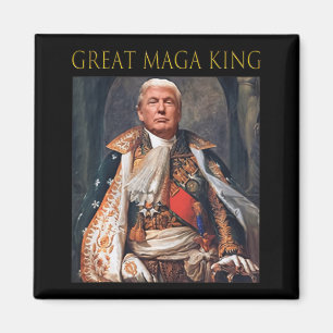 Íman O Excelente Maga King Divertido Trump Ultra Maga K
