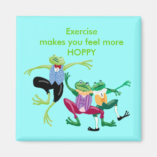 Íman O exercício fá-lo sentir MAIS HOPPY