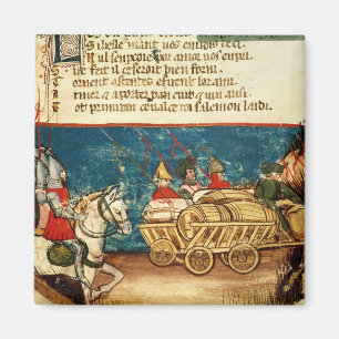 Íman O exército de Charlemagne e do transporte