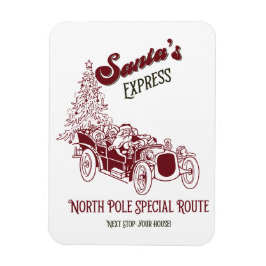 Íman O Expresso Vintage de Natal do Papai Noel