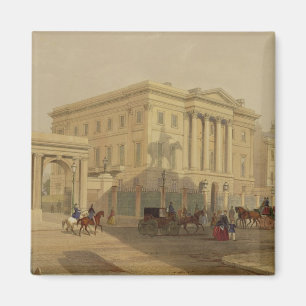 Íman O exterior da casa de Apsley, 1853, por J. Dillon