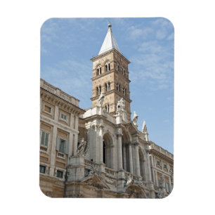 Íman O exterior da igreja de Maria Maggiore do santo em
