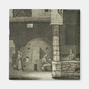 Íman O fabricante da garrafa de vidro, das artes do