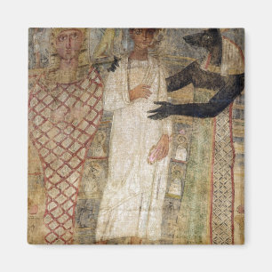 Íman O falecido e sua mamã protegidos por Anubis