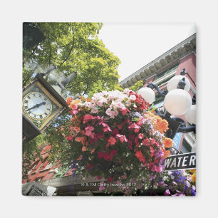 Íman O famoso relógio de vapor em Gastown - Vancouver,