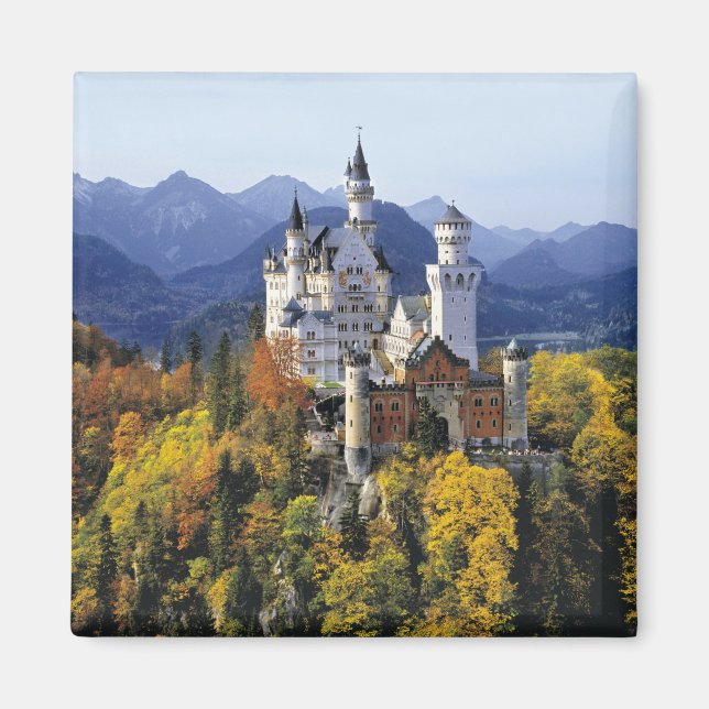 Íman O fantástico Neuschwanstein é um de três (Frente)