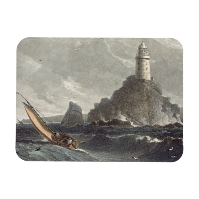 Íman O farol de longa distância de Lands End, Cornwall, (Horizontal)