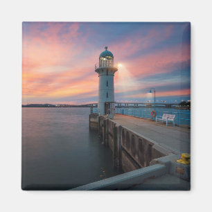 Íman O farol Raffles o porto de  , Singapore