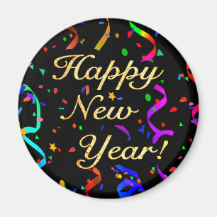 Íman O "feliz ano novo! "ímã