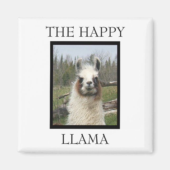 ÍMAN O FELIZ LLAMA MAGNET (Frente)