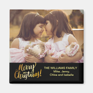 Íman O Feliz Natal personalizou a foto de família