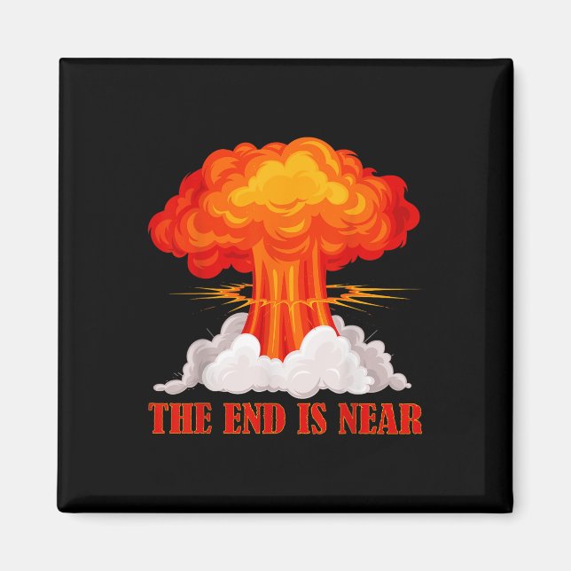 Íman O Fim Está Perto Do Cogumelo Nuclear Para A Guerra (Frente)