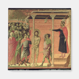 Íman O Flagellation, do altarpiece de Maesta