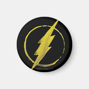Íman O Flash Emblema do tórax amarelo