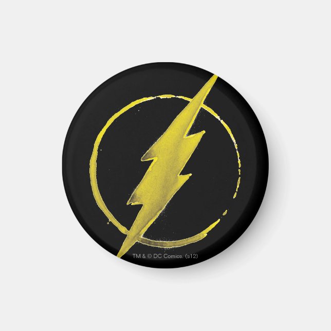 Íman O Flash | Emblema do tórax amarelo (Frente)