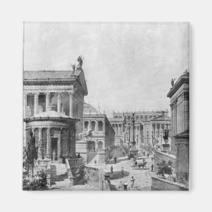 Íman O fórum romano da Antiguidade, 1914