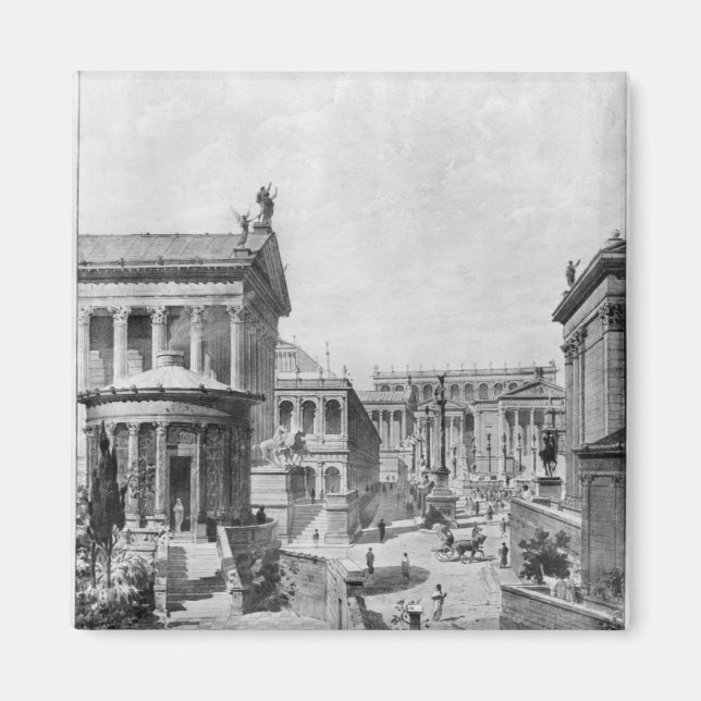 Íman O Fórum Romano da Antiguidade, 1914 (Frente)